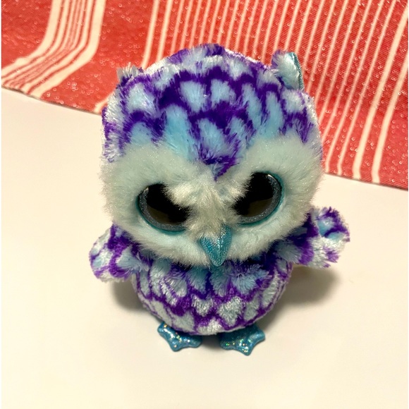 Ty | Toys | Oscar The Owl Ty Beanie Boos Plush Stuffed Toy 6 | Poshmark
